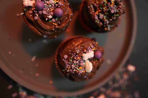 CBD-Infused Chocolate Cupcakes