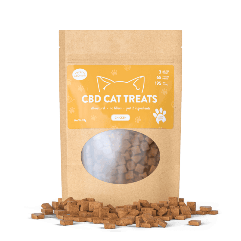 shop cbd cat treats freeze dried chicken