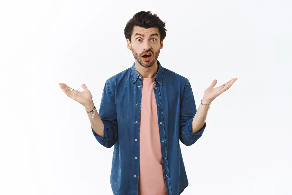 a male is looking confused and seeking awareness between CBD vs THC Differences